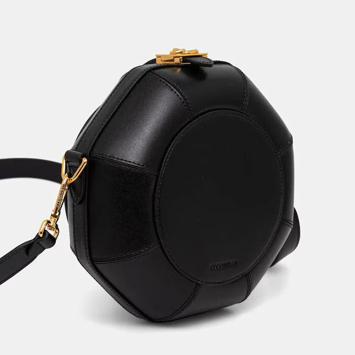 Coccinelle borsa a tracolla in pelle "Sewing Box" Nero E1V25150101.001 NOIR