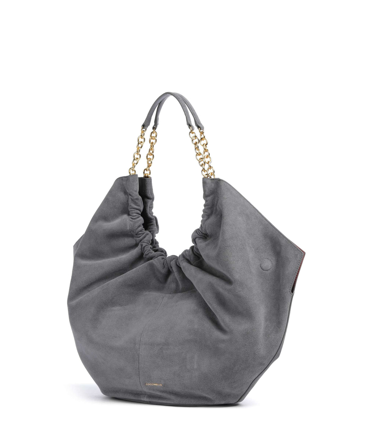 Coccinelle borsa a spalla in camoscio "Smash" Grigio E1V5G110101.Y18 STOVE