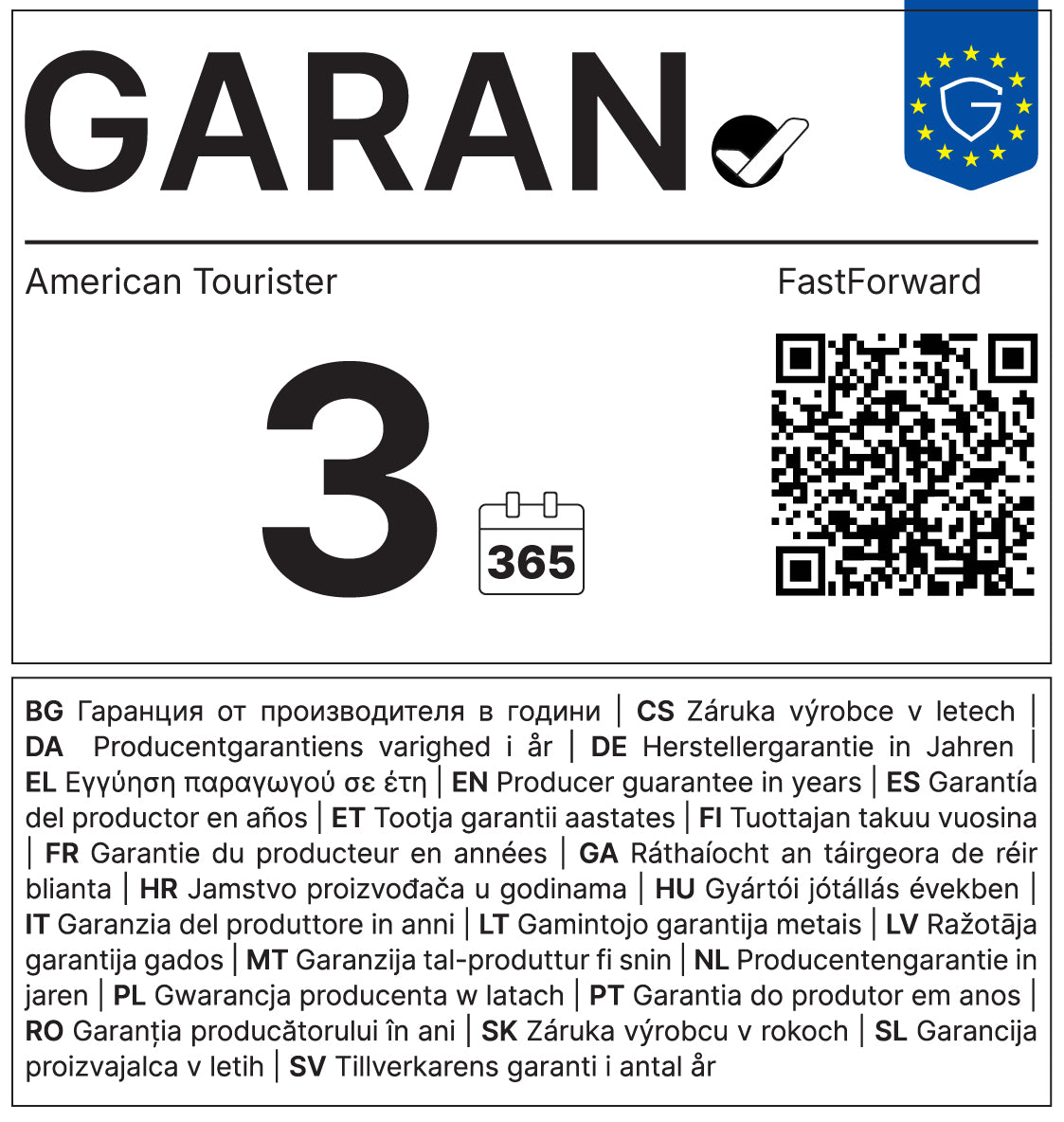 American Tourister trolley cabina in polipropilene "Fastforward" Fucsia 155259.A895 ELECTRIC FUCHSIA