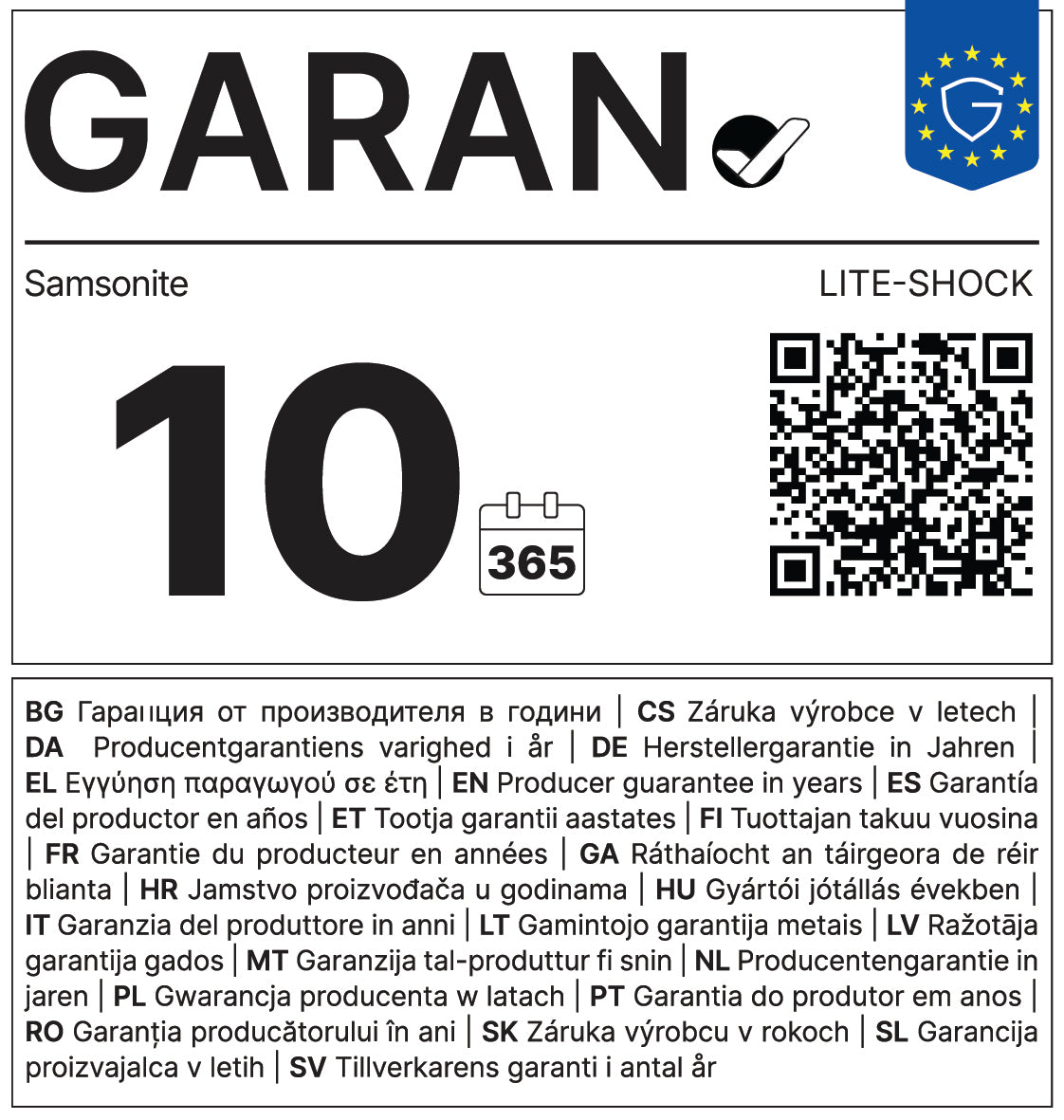 Samsonite trolley cabina in polipropilene "Lite Shock" Bronzo 62764.1775 SAND