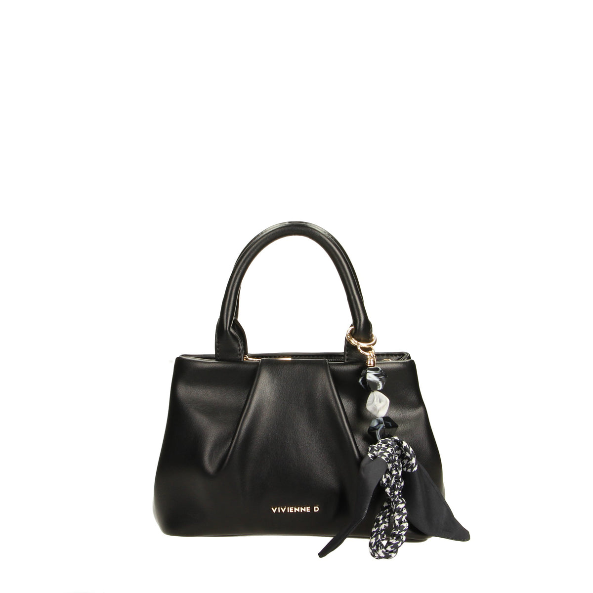VIVIENNE D borsa a mano in ecopelle "Emma" Nero VBL003.NERO