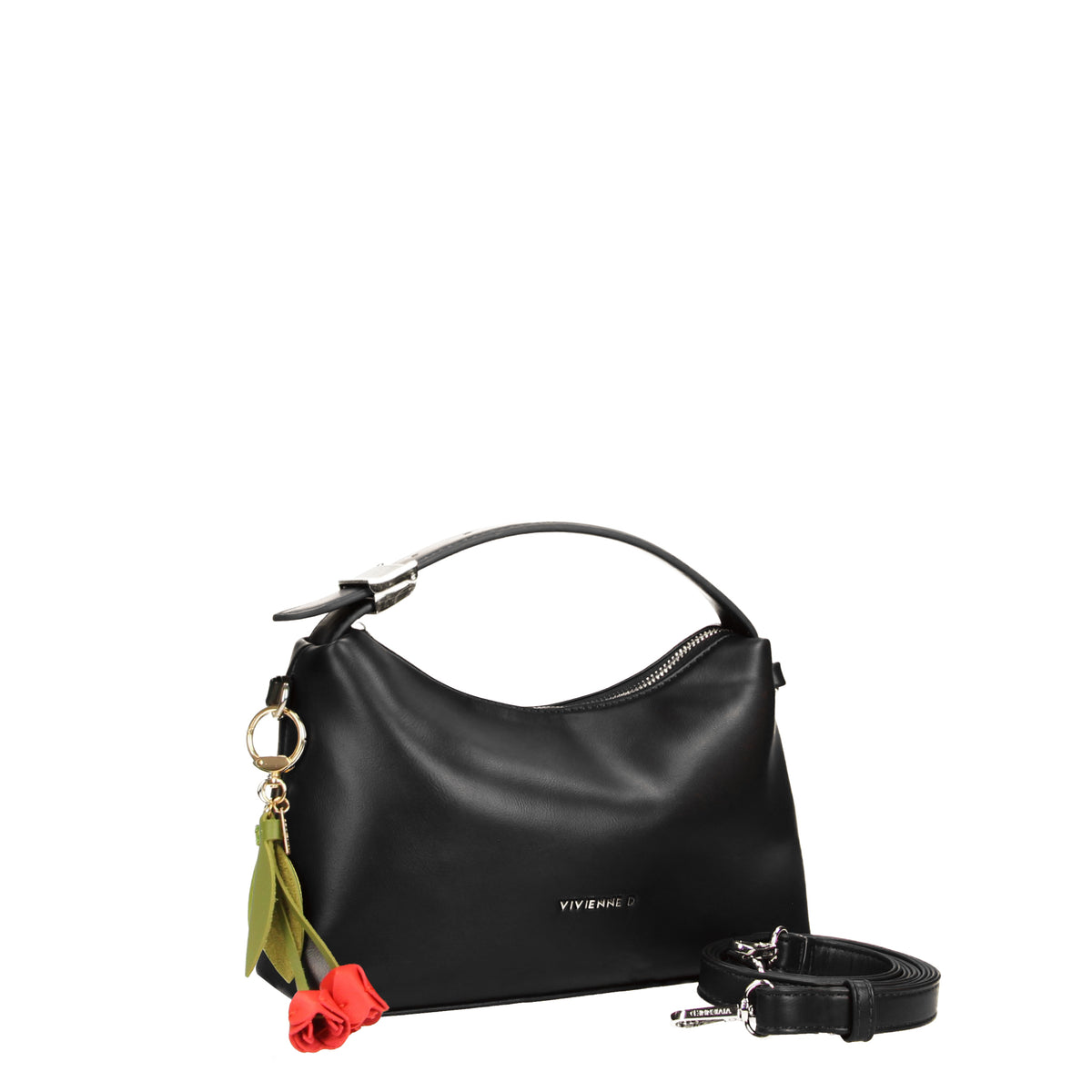 VIVIENNE D borsa a mano in ecopelle "Brenda" Nero VIV002.NERO