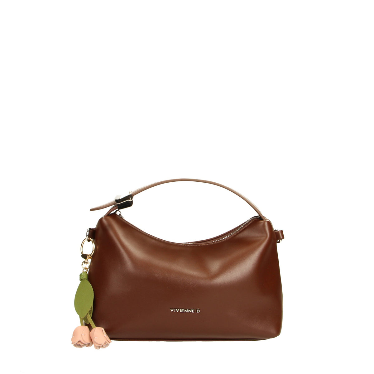 VIVIENNE D borsa a mano in ecopelle "Brenda" Marrone VIV002.TMORO