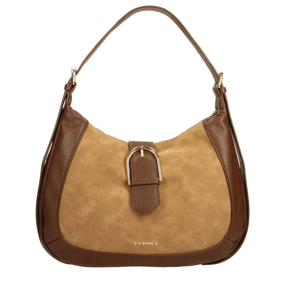 VIVIENNE D borsa a spalla in ecopelle "Margot" Cuoio VMO003.CAMEL