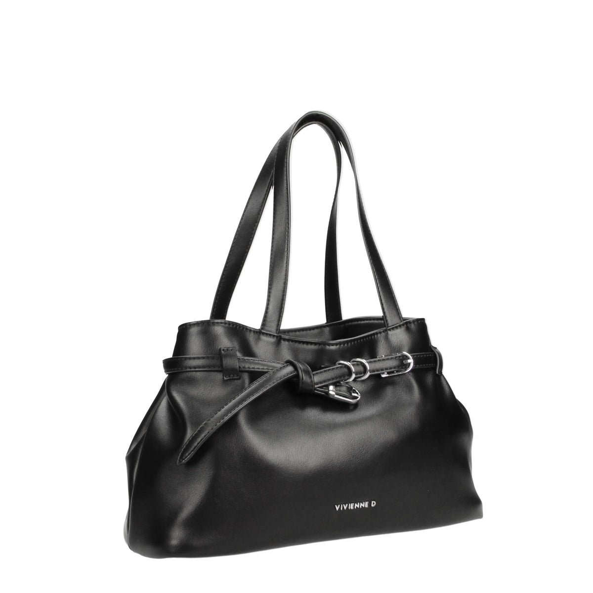 VIVIENNE D borsa shopping in ecopelle "Martha" Nero VOF002.NERO