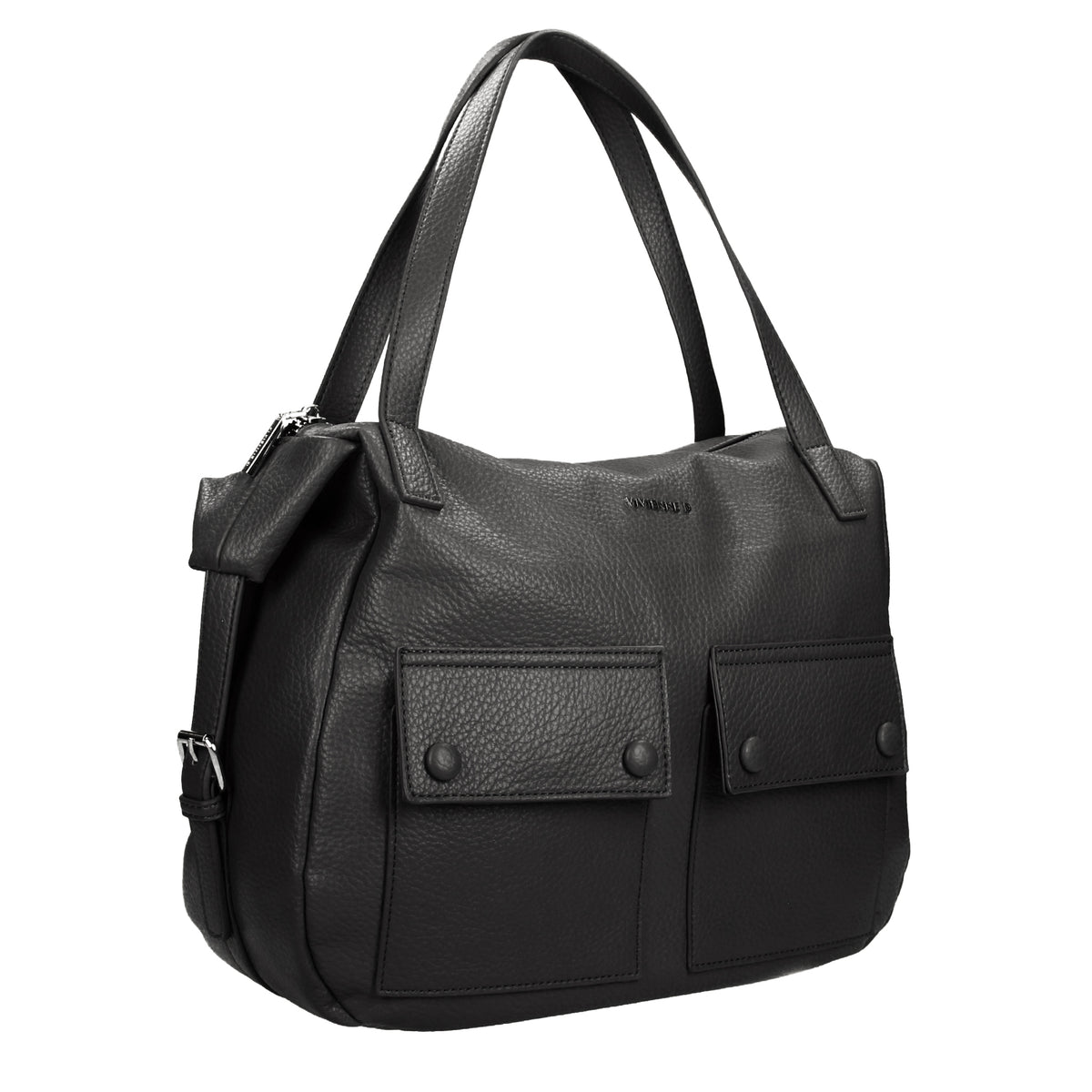 VIVIENNE D borsa shopping in ecopelle "Nancy" Nero VRA001.NERO