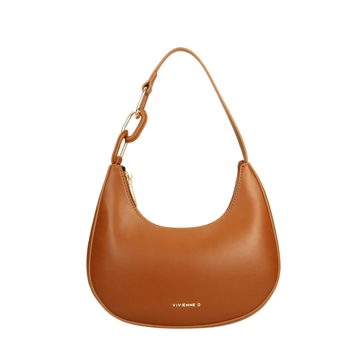 VIVIENNE D borsa a spalla in ecopelle "Grace" Cuoio VRI002.CAMEL