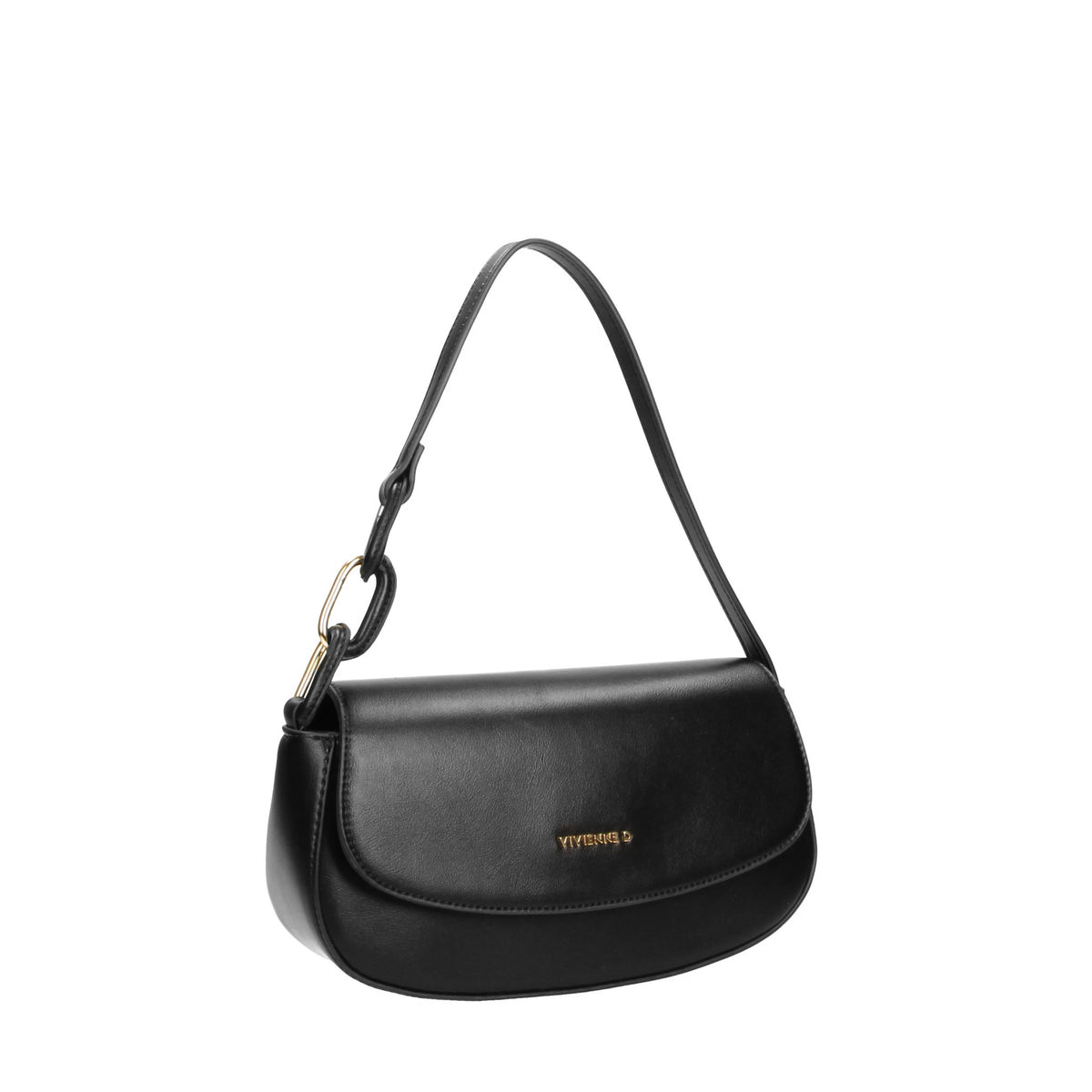 VIVIENNE D borsa a spalla in ecopelle "Ellie" Nero VRI003.NERO