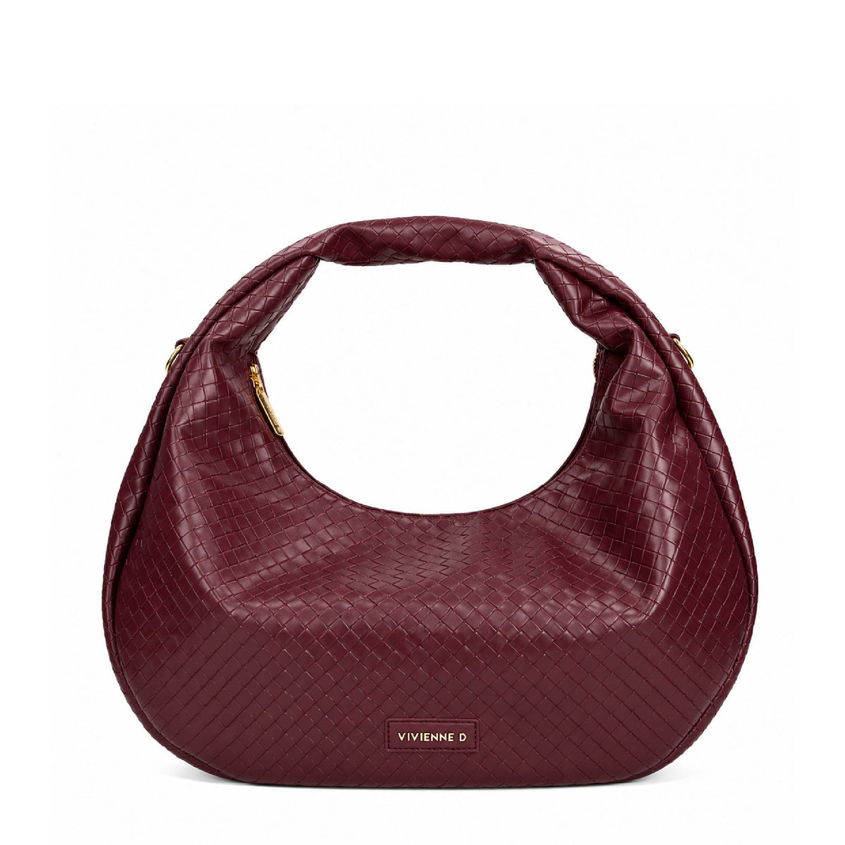 VIVIENNE D borsa a spalla in ecopelle "Julia" Bordeaux VTW002.BORDEAUX