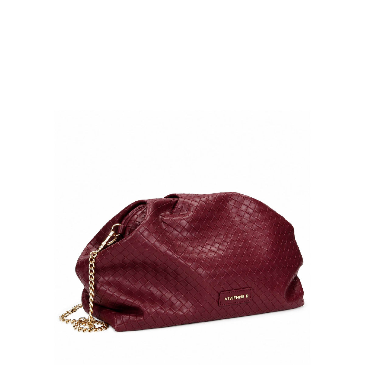 VIVIENNE D pochette in ecopelle "Zoe" Bordeaux VTW004.BORDEAUX