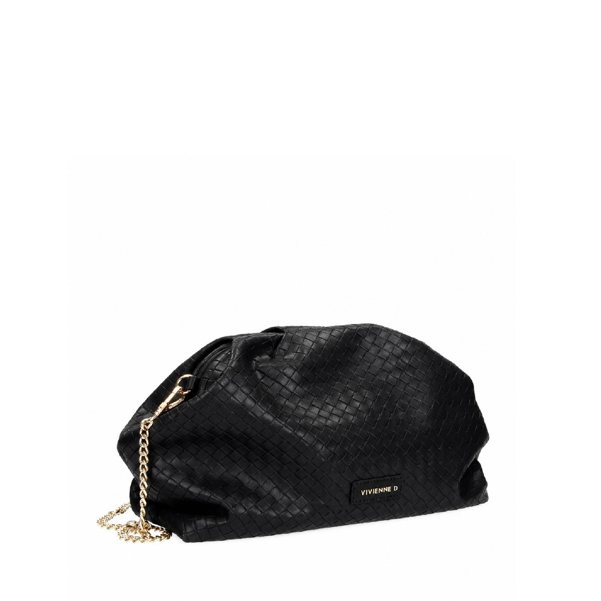 VIVIENNE D pochette in ecopelle "Zoe" Nero VTW004.NERO
