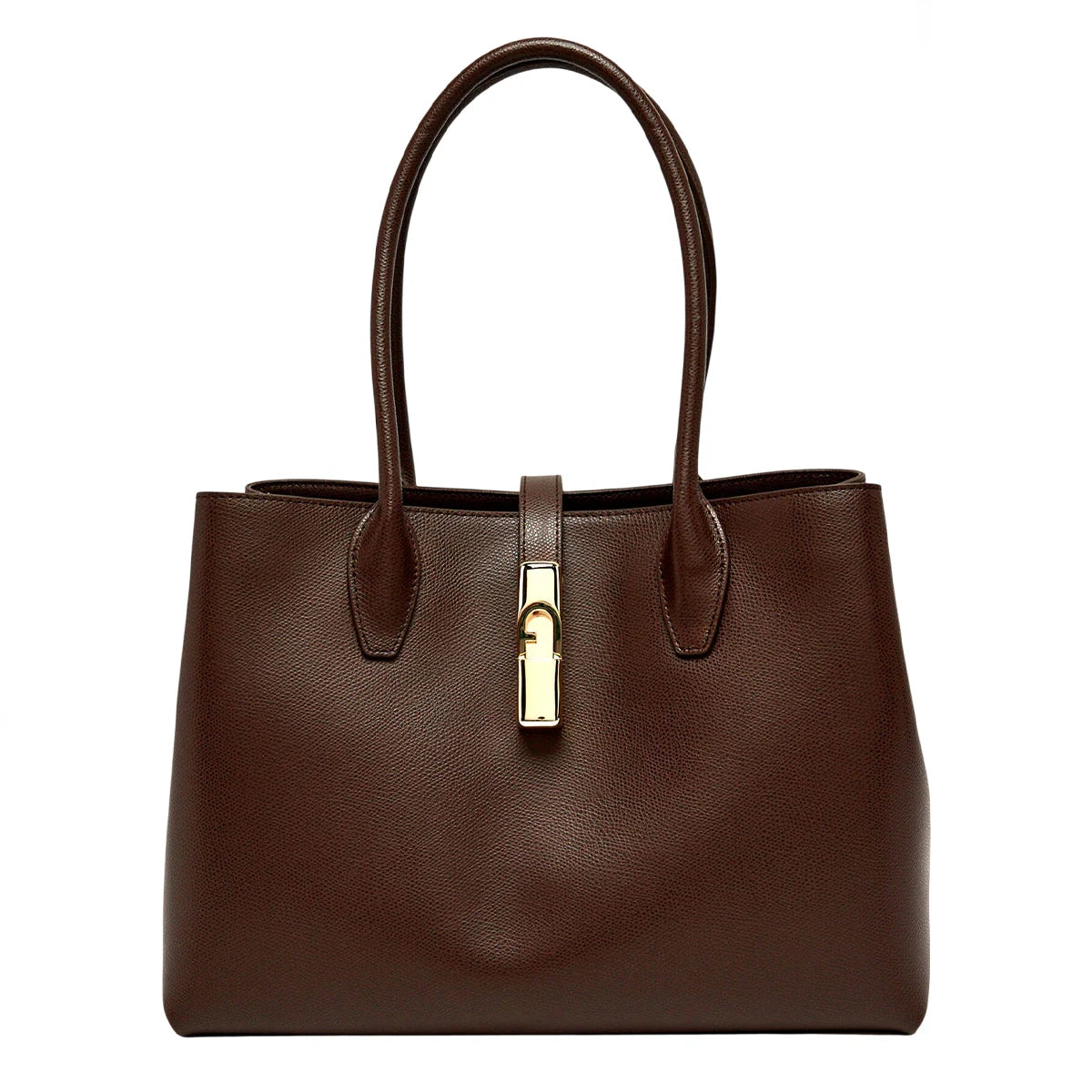 Furla borsa shopping in pelle "Goccia" Marrone WB01978.4284S ESPRESSO