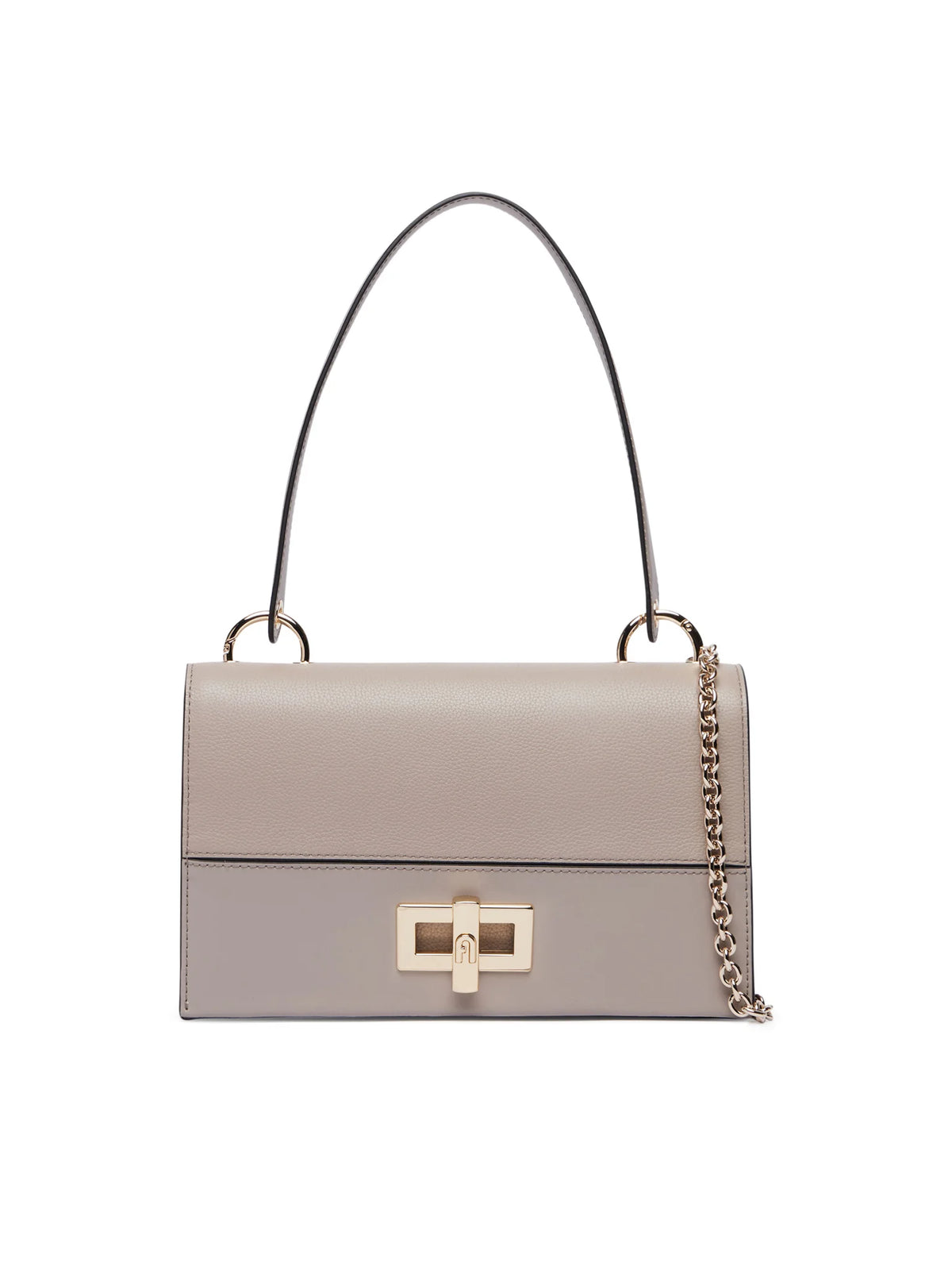 Furla borsa a spalla in pelle "Amelia" Tortora WB02156.4892S CACHEMIRE GRAY