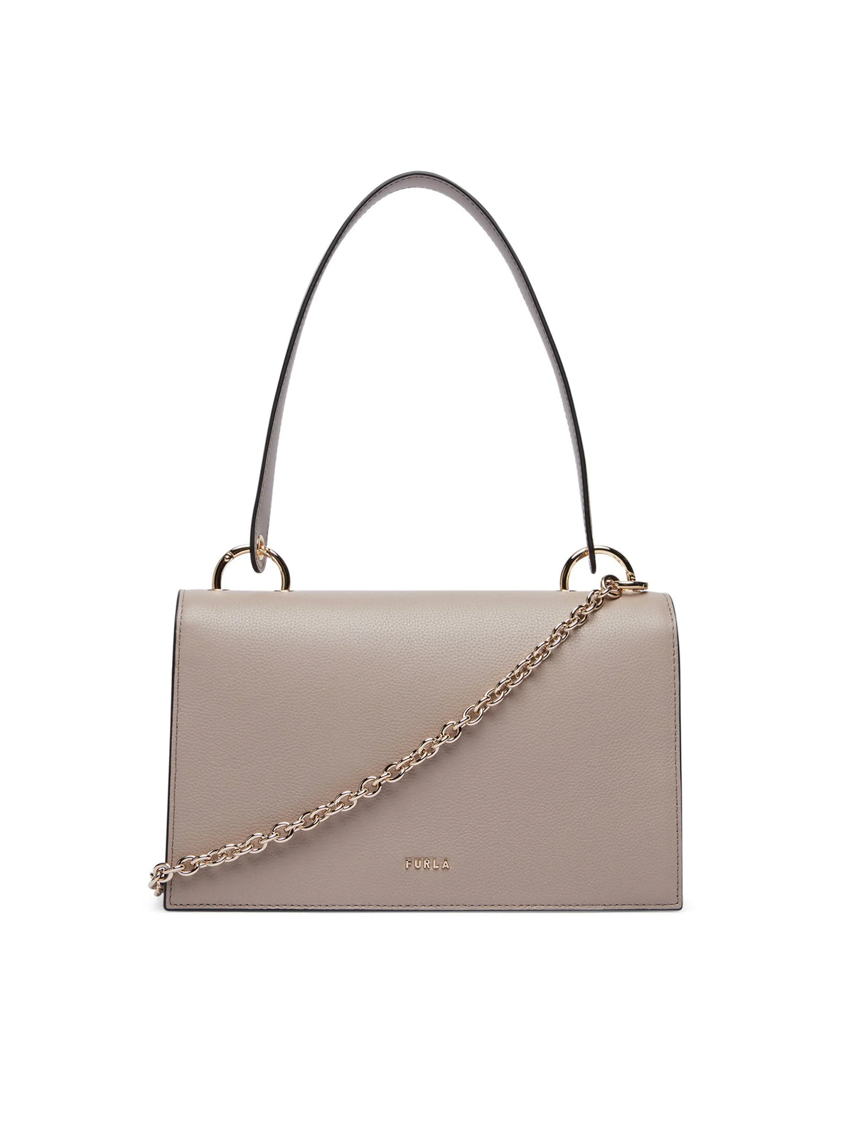 Furla borsa a spalla in pelle "Amelia" Tortora WB02156.4892S CACHEMIRE GRAY