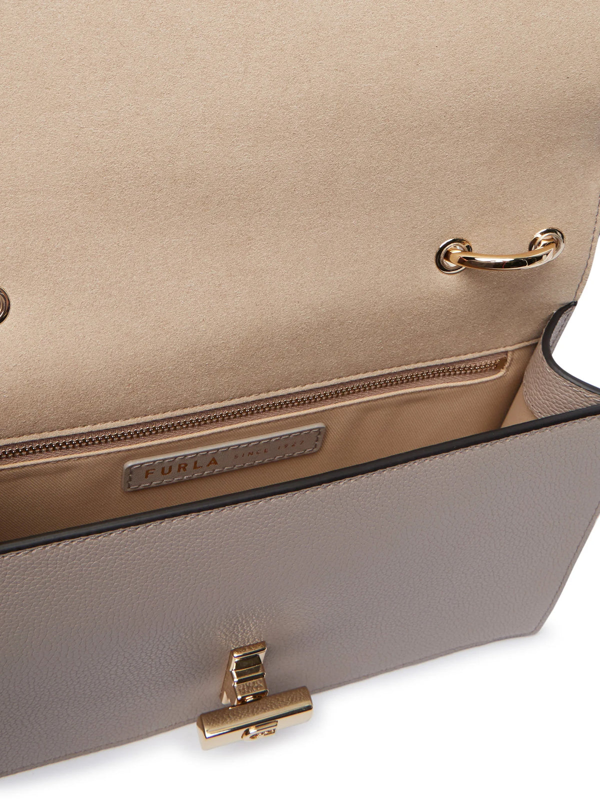 Furla borsa a spalla in pelle "Amelia" Tortora WB02156.4892S CACHEMIRE GRAY