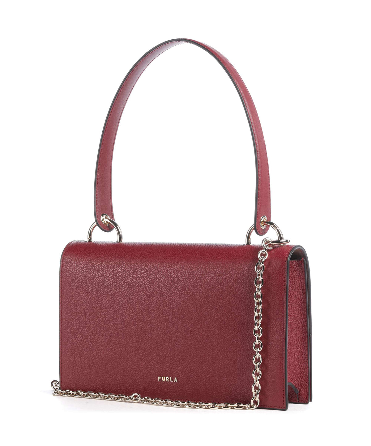 Furla borsa a spalla in pelle "Amelia" Bordeaux WB02156.CGQ00 CILIEGIA