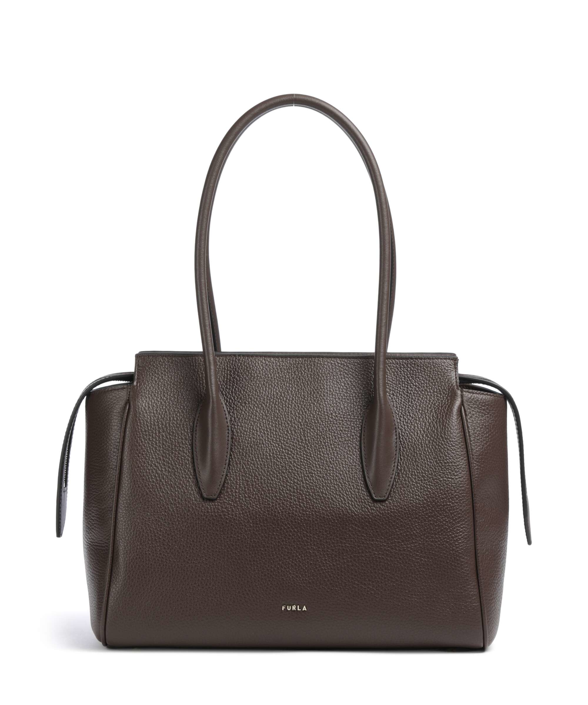 Furla borsa shopping in pelle "Ambra L Tote 31" Marrone WB02175.2460S CIOCCOLATO