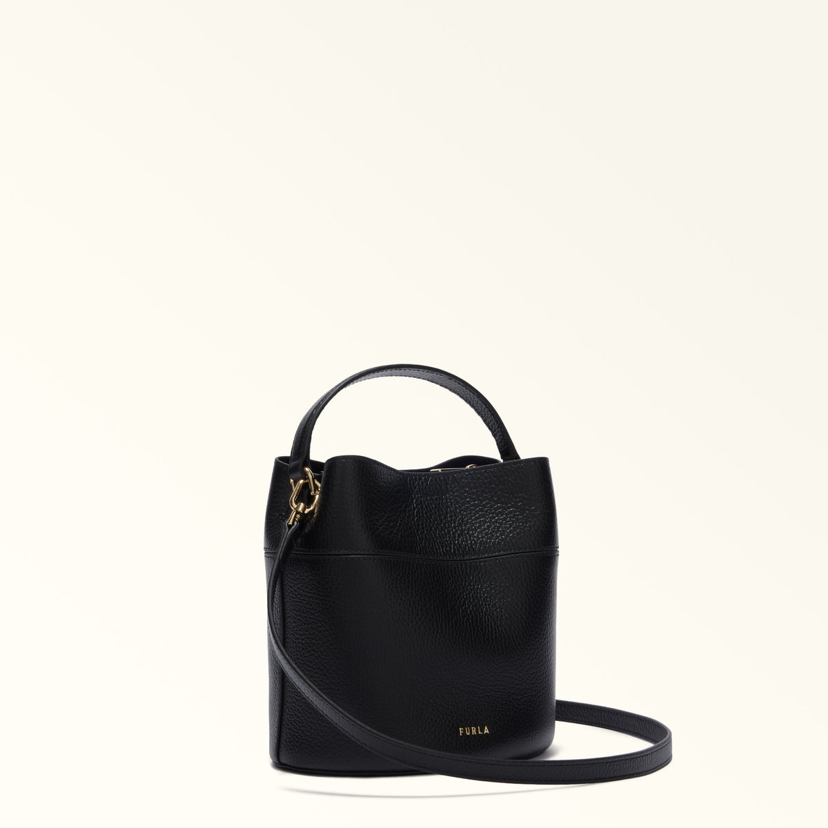 Furla borsa secchiello in pelle "Amelia" Nero WE00879.O6000 NERO